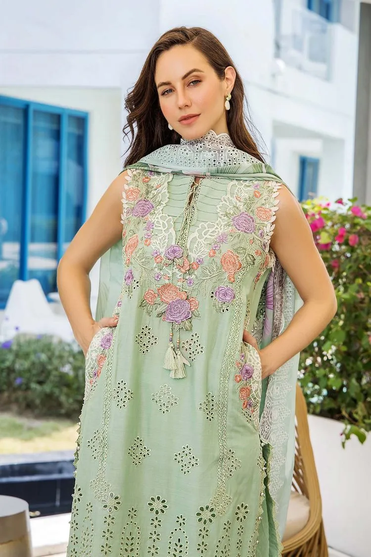 Adans Libas - Adan's Blossom Unstitched Lawn Collection - 7503