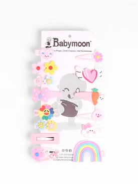 Babymoon 14pcs Unicorn HairClips Hair Accessories