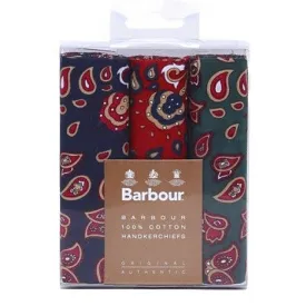 Barbour Handkerchiefs - Paisley Hankies - Gift Set of Three - MAC0009MI11