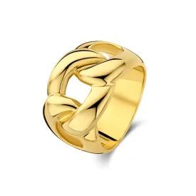 Adriane Bibbiena Poppi Ring - 925 Sterling Silver with Gold Plating