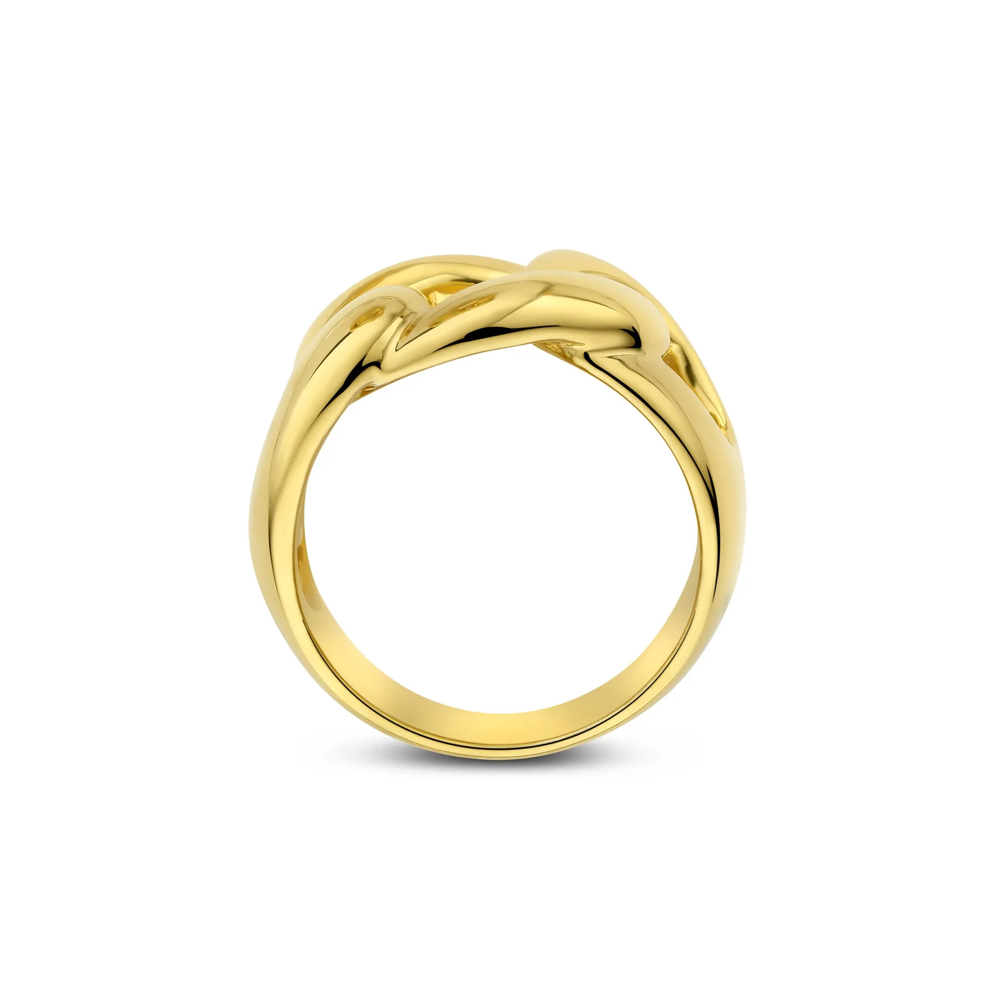 Adriane Bibbiena Poppi Ring - 925 Sterling Silver with Gold Plating