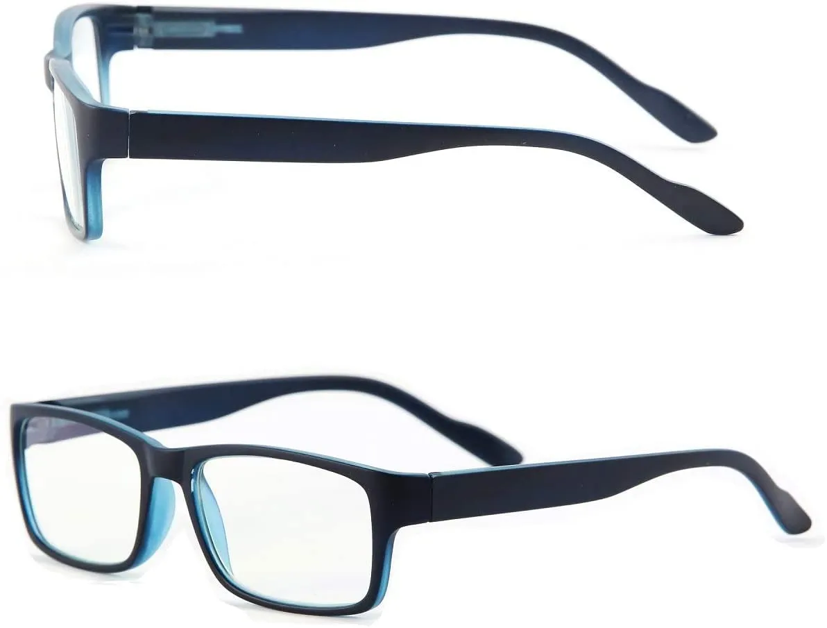 Blue-Light-Blocking-Reading-Glasses-Black-Blue-3-75-Magnification-Computer-Glasses