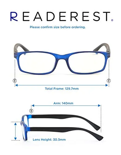 Blue-Light-Blocking-Reading-Glasses-Blue-Black-1-25-Magnification-Computer-Glasses