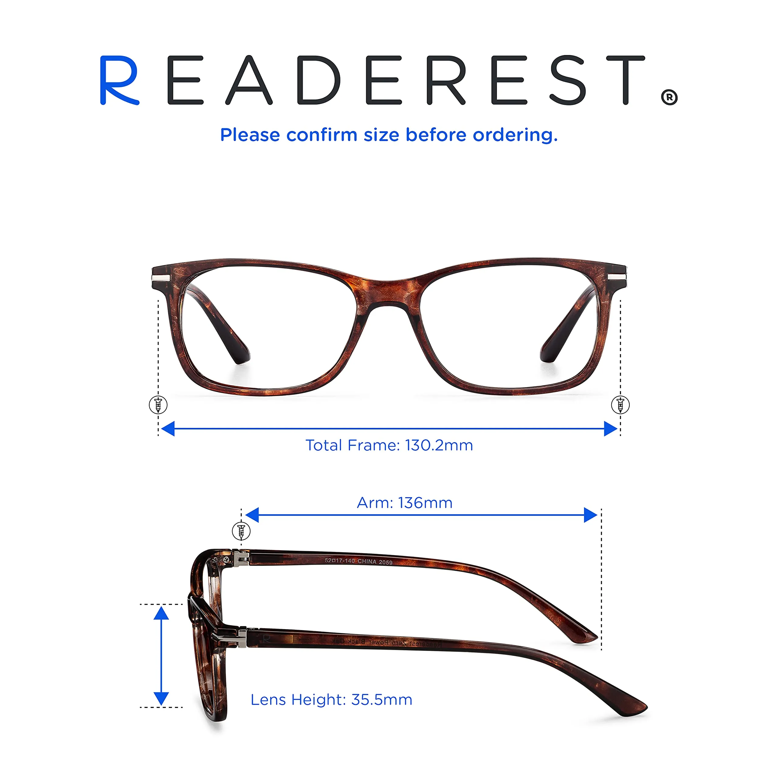 Blue-Light-Blocking-Reading-Glasses-Bourbon-Tortoise-3-50-Magnification-Computer-Glasses