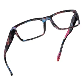 Blue-Light-Blocking-Reading-Glasses-Floral-0-75-Magnification Anti Glare