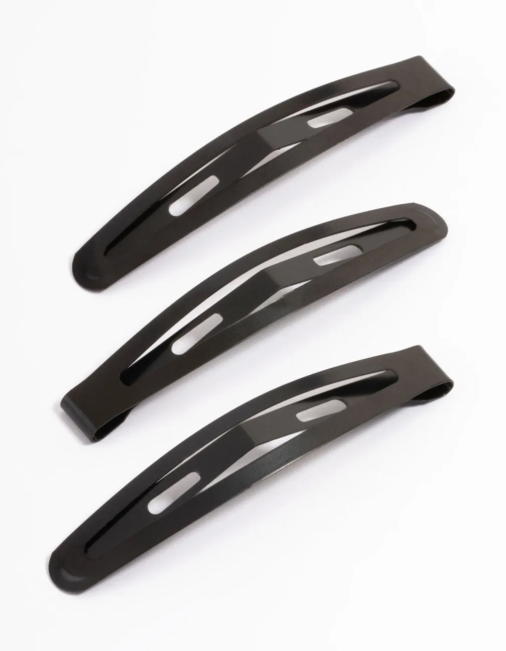 Coated Black Long Snap Clip Pack