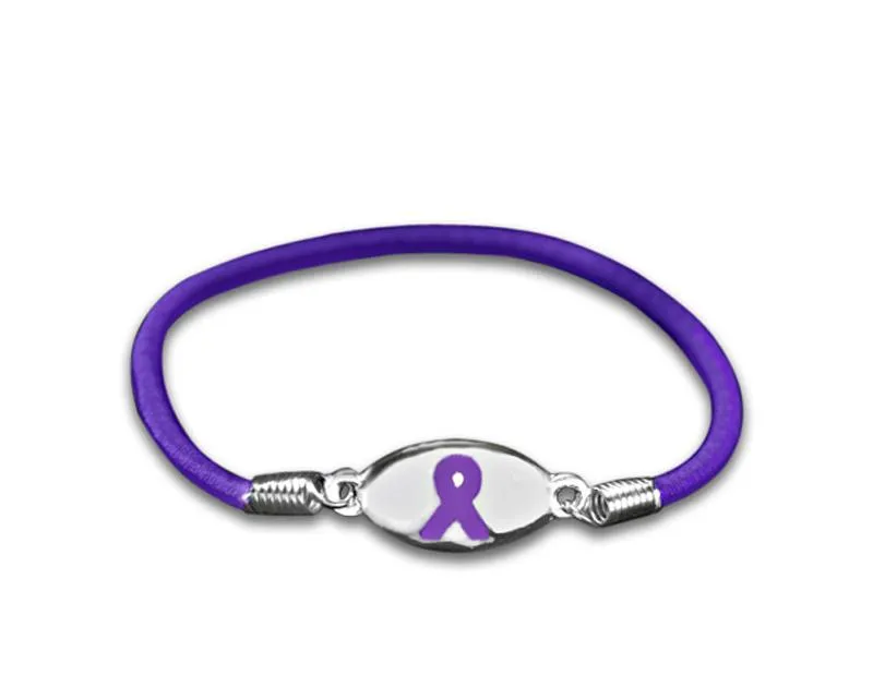 Cystic Fibrosis Ribbon Stretch Bracelets