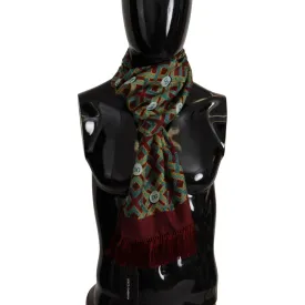 Dolce & Gabbana Elegant Multicolor Silk Men's Scarf Wrap