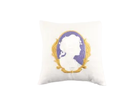 Embroidered Silhouette Cameo Sachets