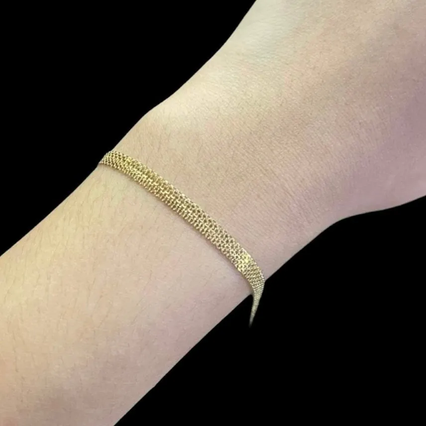 #GOLD2024 | 18K Golden Bismark  Bracelet