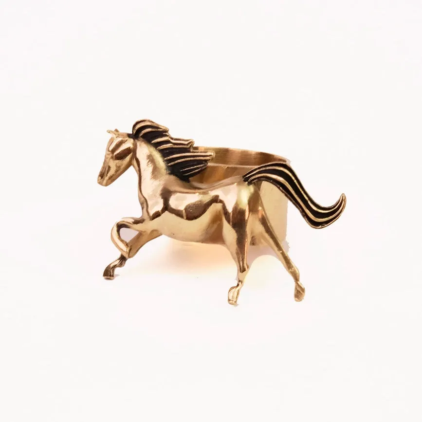 Horses Bandana Ring