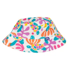 Kite Sea Turtle Sun Hat, Reversible