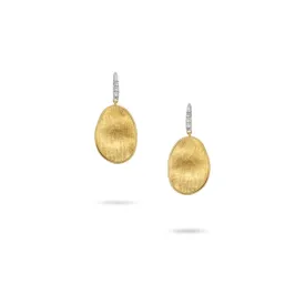 Lunaria 18K Gold Diamond Small Drop Earrings