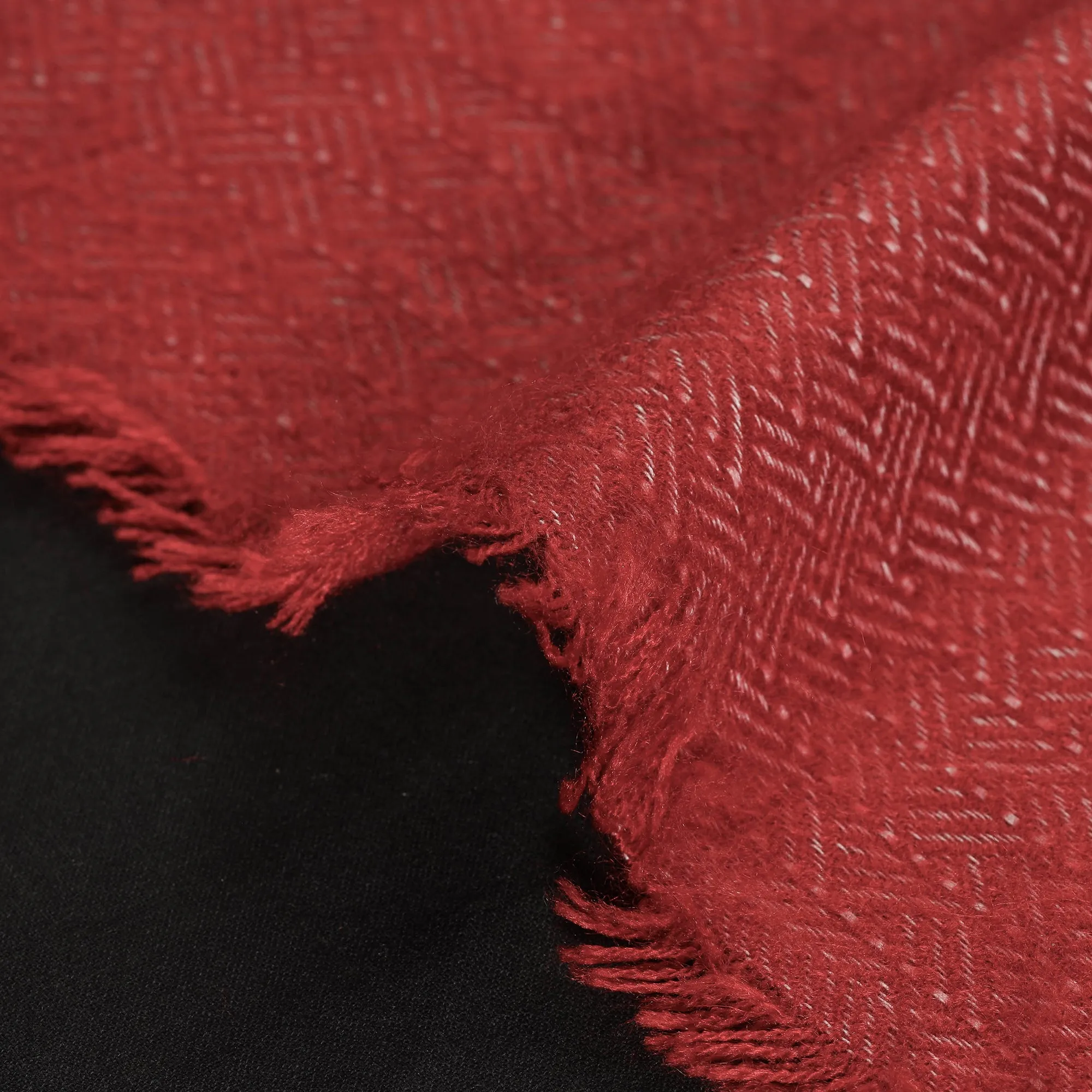 Maroon - Acrylic Fine Wool Fabric 08