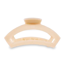 Open Almond Beige Large Hair Clip