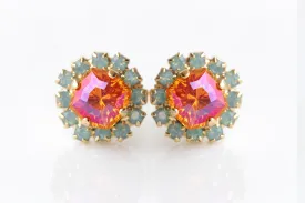 Orange Mint Earrings