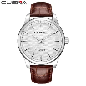 Quartz Fashion Faux Leather Wristwatches For Men