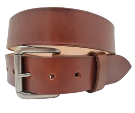 "The Office" Medium Brown Casual Leather Belt