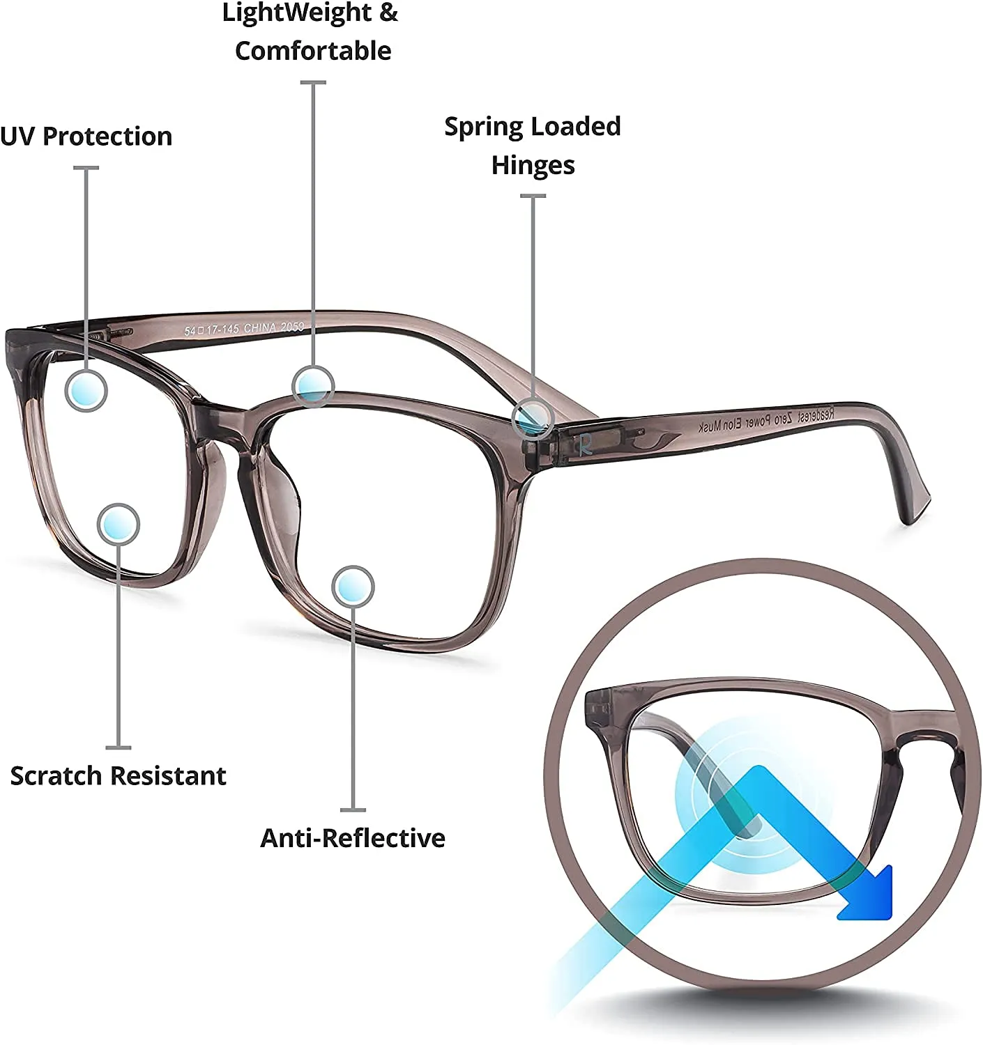 Readerest blue-light-blocking-reading-glasses-charcoal-0-50-magnification