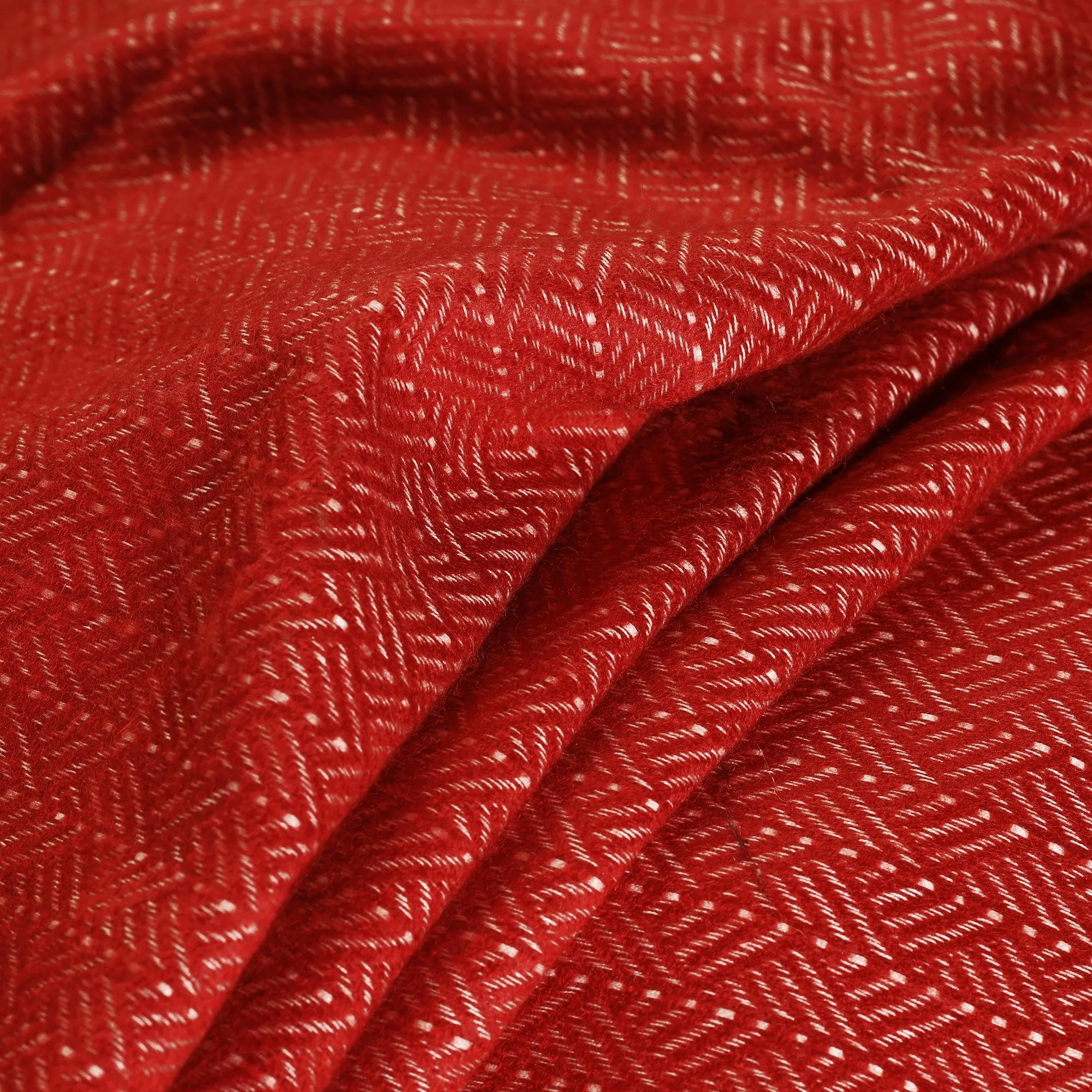 Red - Acrylic Fine Wool Fabric 07