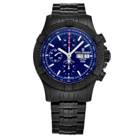 Revue Thommen Men's 16071.6176 'Air Speed' Blue Dial Chronograph Day-Date Swiss Automatic Watch