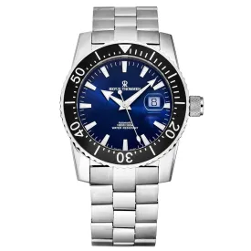 Revue Thommen Men's 17030.2125 'Diver' Blue Dial Stainless Steel Swiss Automatic Watch