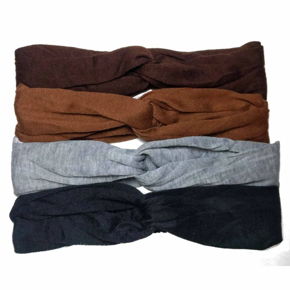 Soft Turban Twist T-shirt Headbands