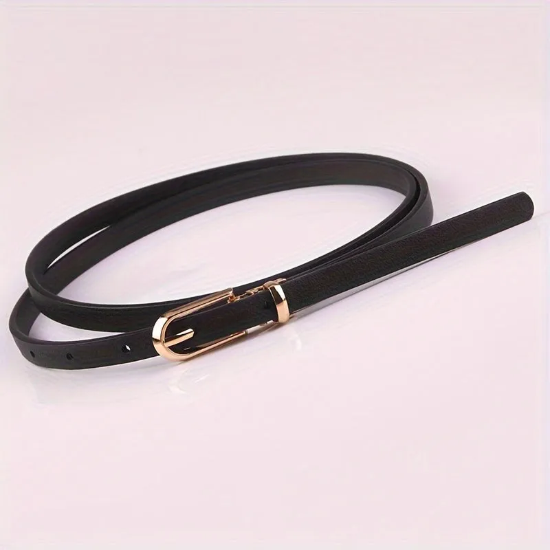 Stylish PU Leather Belt in Candy Colors for Women