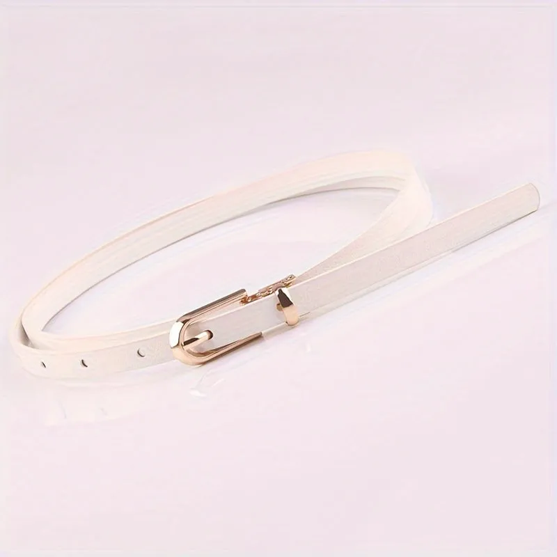 Stylish PU Leather Belt in Candy Colors for Women