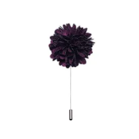 Ties2you Men's Accessories Dark Purple Lapel Pin Brooch