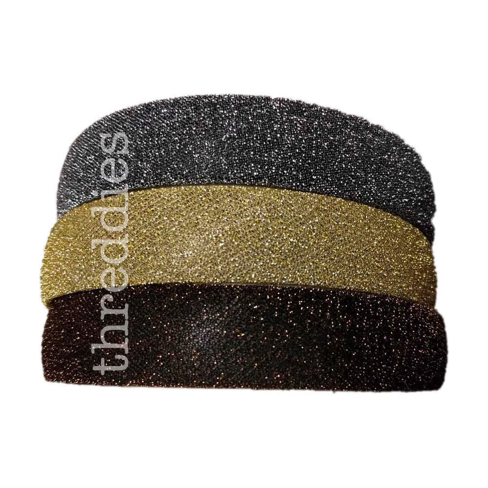 Wide Shimmer Headbands